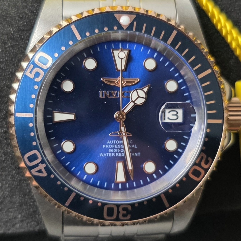 NEW Invicta Pro Diver Automatic Men's Watch -‎ 42mm Steel (32503) Blue #0407